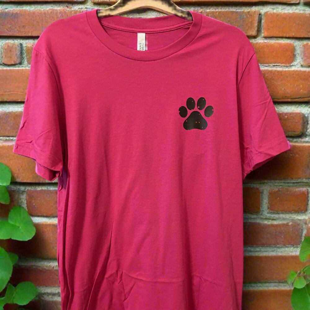 Paw Prints - T-Shirt Pink
